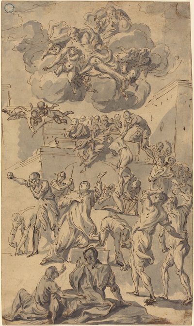 聖ステパノの投石 作： Joseph Ignace François Parrocel