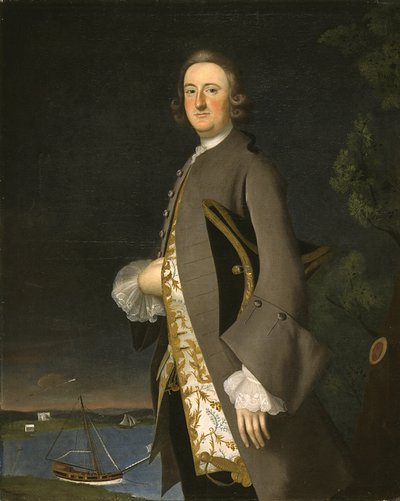 ジョンピゴット船長の肖像、1752年頃 作： Joseph Jonathan Blackburn