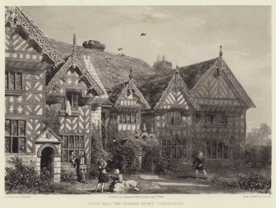 スピークホール、ガーデンフロント、ランカシャー 作： Joseph Josiah Dodd