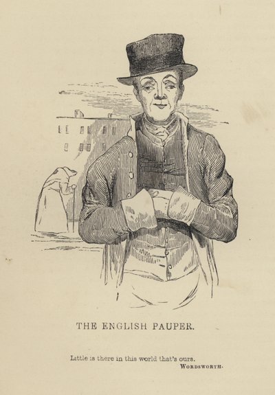 ケニー・メドウズThe English Pauper」（エングレービング 作： Joseph Kenny (after) Meadows
