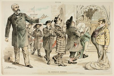 共和党のファリサイ派、パックより 作： Joseph Keppler