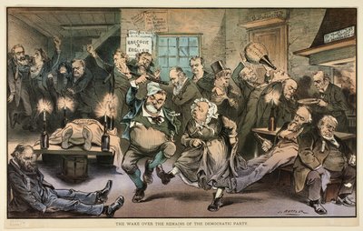 民主党の残党をめぐる航跡、パックより 作： Joseph Keppler