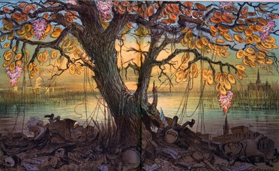 ウォール街の致命的なウパの木（ジョセフ・フェルディナンド・ケプラー著 作： Joseph Keppler