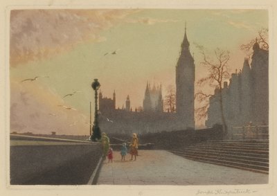 国会議事堂、ウェストミンスター 作： Joseph Kirkpatrick