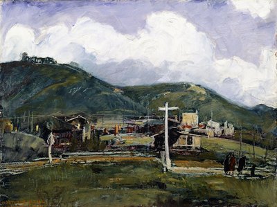 雨の日、ラグナ（メゾナイトの油） 作： Joseph Kleitsch