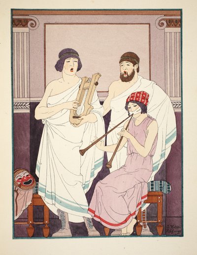 サウンドオブミュージック、「ヒポクラテスの作品」のイラスト、1934年 作： Joseph Kuhn Regnier