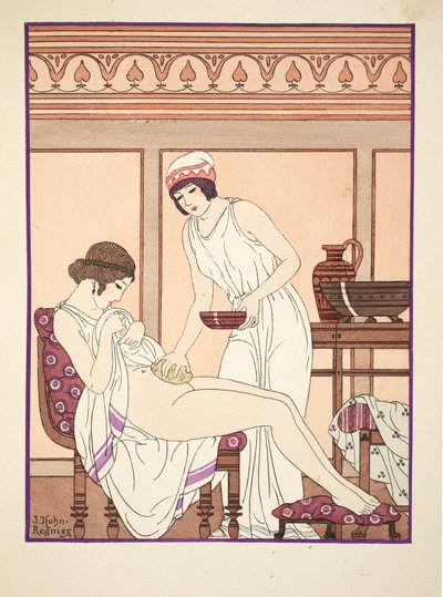 スポンジバス、「ヒポクラテスの作品」からのイラスト、1934年 作： Joseph Kuhn Regnier