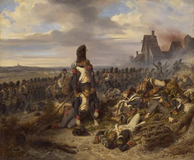 戦闘シーン、1825年 作： Joseph Louis Hippolyte Bellange
