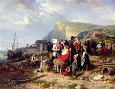 帰国、1846 作： Joseph Louis Hippolyte Bellange