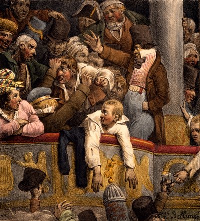 無料ショー、アヴァンシーン 作： Joseph Louis Hippolyte Bellange