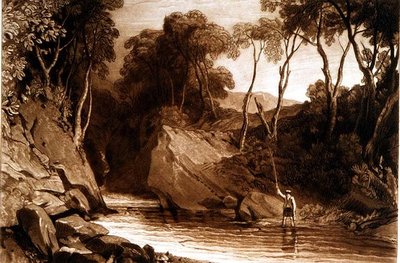 F.30.I ブレア・アソール付近、「Liber Studiorum」より、William Sayの刻印入り 作： Joseph Mallord William (after) Turner