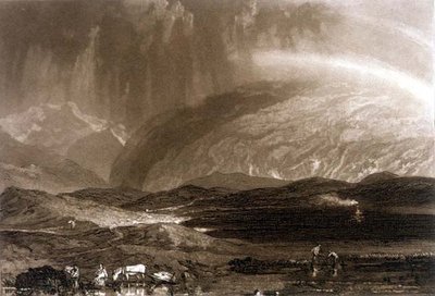 F.45.I スコットランドの泥炭地、「Liber Studiorum」より、ジョージ・クリントの彫刻による 作： Joseph Mallord William (after) Turner
