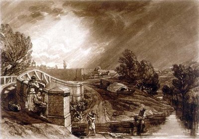 F.62.I 「Liber Studiorum」から「クレソン採集者」、Thomas Luptonの刻印 作： Joseph Mallord William (after) Turner