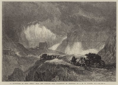 モンスニスの吹雪 作： Joseph Mallord William Turner