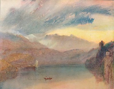 スイスの湖、1909 作： Joseph Mallord William Turner