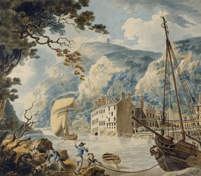 エイボン峡谷とブリストル・ホットウェル 作： Joseph Mallord William Turner