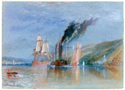 キレブフとヴィルキエの間、c1832 作： Joseph Mallord William Turner