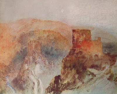 北からのバーグエルツとトゥルツエルツ、1840 作： Joseph Mallord William Turner
