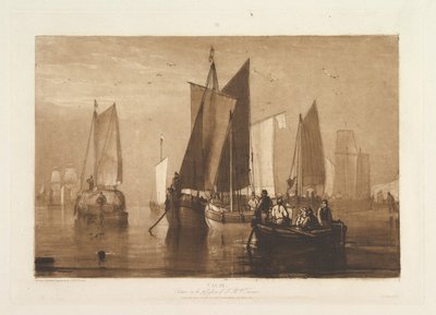 本は穏やかな研究、パート9、プレート44、1812年4月23日。 作： Joseph Mallord William Turner