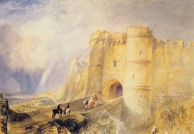 カリスブルック城、ワイト島 作： Joseph Mallord William Turner