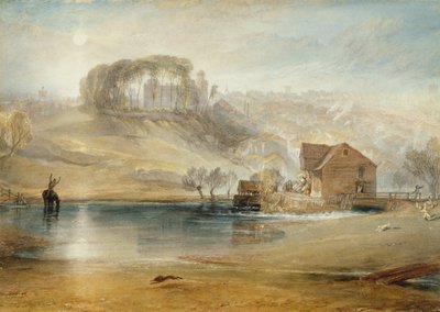 コルチェスター、1826年頃（グラファイト、トイレ、ボディカラー、紙にチョーク） 作： Joseph Mallord William Turner