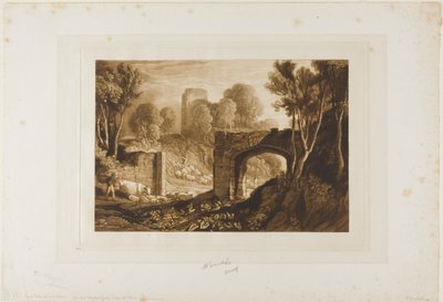 東門、ウィンチェルシー、Liber Studiorum のプレート 67 作： Joseph Mallord William Turner