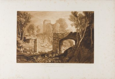 東門、ウィンチェルシー、Liber Studiorum のプレート 67 作： Joseph Mallord William Turner