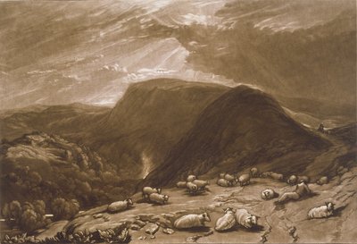 F.25。Iリバスタジオラムのハインドヘッドヒル、ロバートダンカートン作、1811年 作： Joseph Mallord William Turner