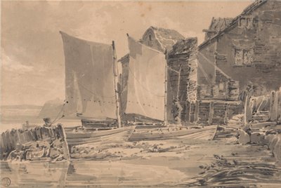 フィッシャーマンズ・コテージ、ドーバー 作： Joseph Mallord William Turner