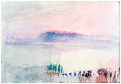 1841年のローザンヌでの葬儀 作： Joseph Mallord William Turner