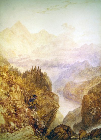 グレン・アートニー、1820年頃（紙に水彩画） 作： Joseph Mallord William Turner
