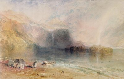 ケズウィック湖、カンバーランド、1835 作： Joseph Mallord William Turner