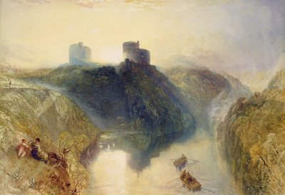 キルガレン城、ペンブロークシャー（紙にトイレ） 作： Joseph Mallord William Turner