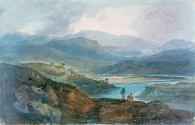 湖、スコットランド、1801-1802。 作： Joseph Mallord William Turner