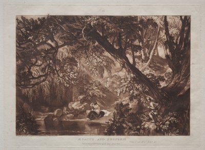 研究は無料です、アイサカスと東。 作： Joseph Mallord William Turner