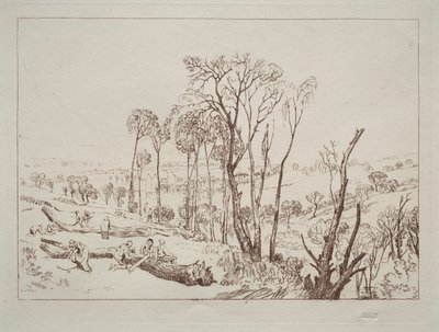 研究は無料です、クローハースト、サセックス。 作： Joseph Mallord William Turner
