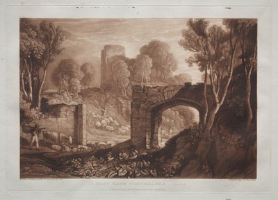 リベル スタジオルーム: サセックス州ウィンチェルシー、イースト ゲート 作： Joseph Mallord William Turner