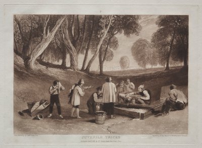 スタディブック: 少年のトリック 作： Joseph Mallord William Turner