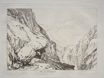 研究は無料です。聖ゴサード。 作： Joseph Mallord William Turner