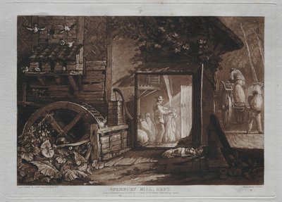本の研究：ケント州ペンバリーヒル。 作： Joseph Mallord William Turner