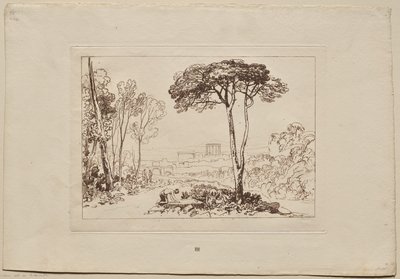 学習帳: 田舎の情景 作： Joseph Mallord William Turner