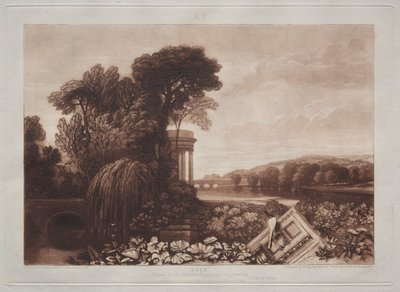 Book of Studies: イシス神殿 作： Joseph Mallord William Turner