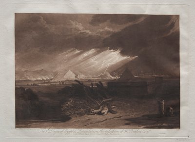 Liber Studiorum: エジプトの 5 番目の疫病 作： Joseph Mallord William Turner