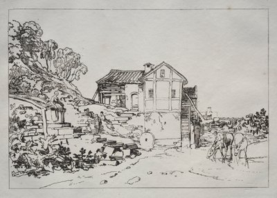 学習書: 水車小屋 作： Joseph Mallord William Turner
