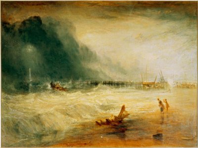救命ボートとマンビー装置-ターナー。 作： Joseph Mallord William Turner