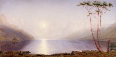 デュイッチ湖、夏の月光 作： Joseph Mallord William Turner