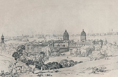 グリニッジ公園からのロンドン、c1809、1923 作： Joseph Mallord William Turner
