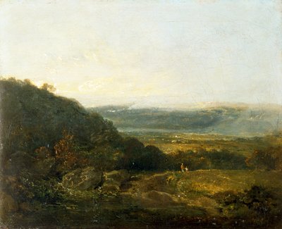 ヨークシャー、ミドルトン・デール（油彩・キャンバス 作： Joseph Mallord William Turner
