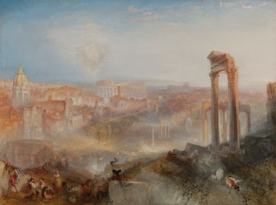近代ローマ、カンポヴァッチーノ 作： Joseph Mallord William Turner