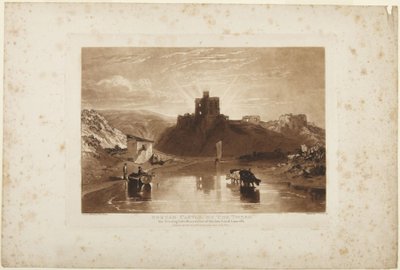 ツイード川沿いのノーハム城 作： Joseph Mallord William Turner